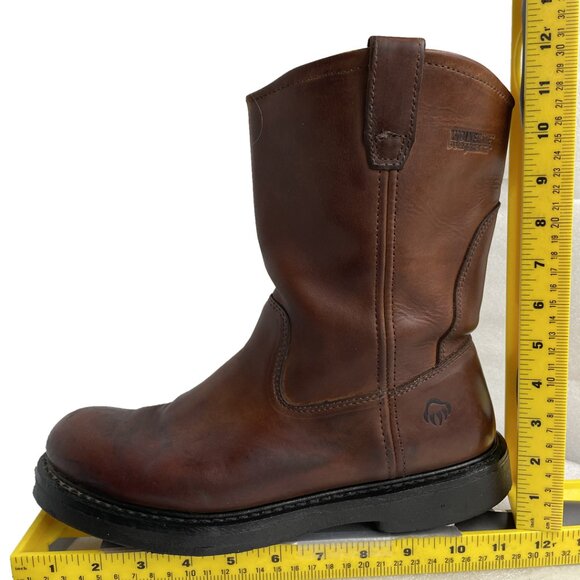 Wolverine Leather Western Cowboy Biker Engineer Work Boots Men's 8.5 M - Picture 13 of 16